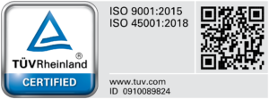 NCPL ISO certification logo by TUV Rheinland